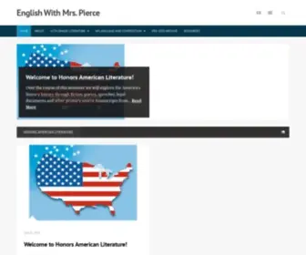 Englishwithmrspierce.com(English With Mrs) Screenshot