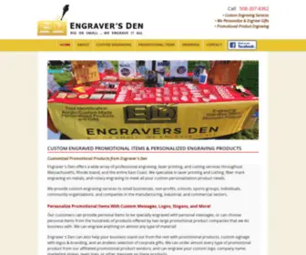 Engraversden.com(Engraver's Den) Screenshot