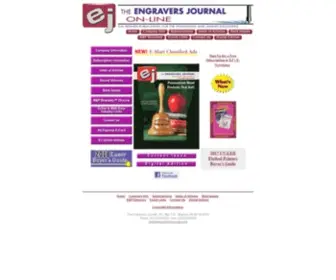 Engraversjournal.com(The Engravers Journal) Screenshot