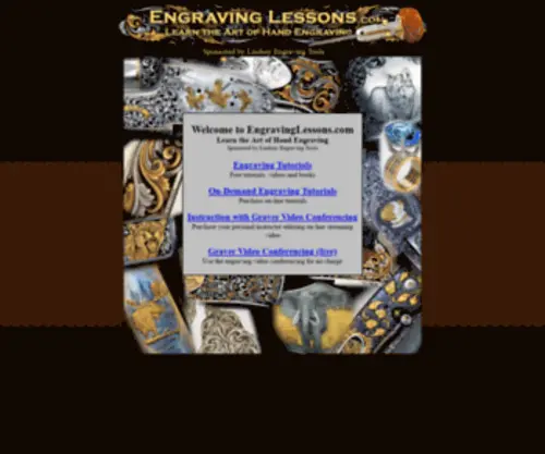 Engravinglessons.com(Engraving Lessons) Screenshot