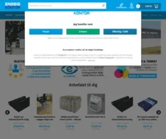 Engsig.dk(Kontorforsyning. Køb kontorudstyr og alt andet til kontoret online her) Screenshot