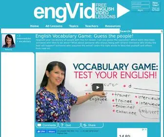 EngVid.com(Learn English for free with hundreds of video lessons by experienced native) Screenshot