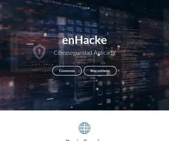 Enhacke.com(Ciberseguridad, Hacking Etico, Informatica Forense y Seguridad de la Informacion) Screenshot