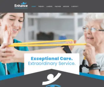 Enhance-Rehab.com(Exceptional Care) Screenshot