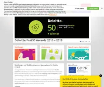 Enhance.ie(Web Design company based in Dublin) Screenshot