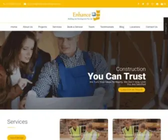 Enhancebuilding.com.au(New Home Builders Sydney) Screenshot