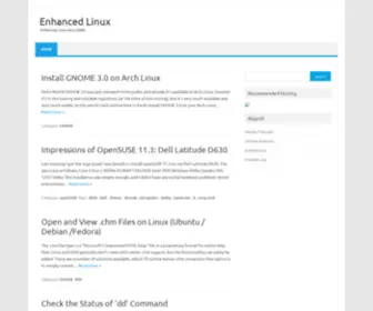 Enhancedlinux.com(Enhanced Linux) Screenshot