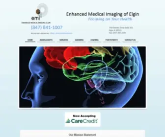 Enhancedmri.com(Enhanced Medical Imaging) Screenshot