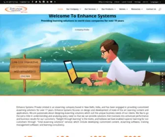 Enhancelearning.co.in(ELearning Solution Providers from India) Screenshot