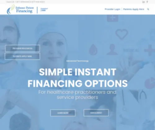 Enhancepatientfinance.com(Enhancepatientfinance) Screenshot