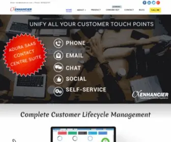 Enhancier.com Screenshot