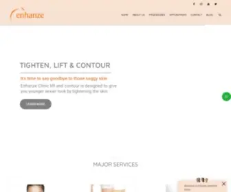 Enhanzeclinic.com(Enhanze Aesthetic Clinic) Screenshot