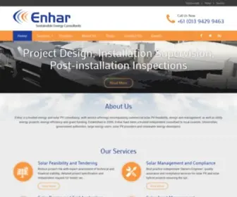 Enhar.com.au(Enhar's team of CEC accredited engineers) Screenshot