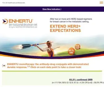 Enhertuhcp.com(ENHERTU® (fam) Screenshot
