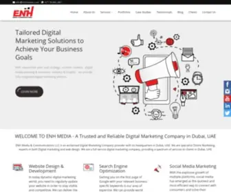 Enhmedia.com(Digital Marketing Company Dubai UAE) Screenshot