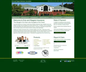 Enia.com(Erie and Niagara Insurance Association) Screenshot
