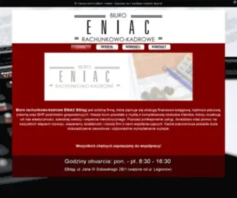 Eniac-Online.pl(BIURO RACHUNKOWE ELBLĄG) Screenshot