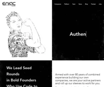 Eniac.vc(Eniac Ventures) Screenshot