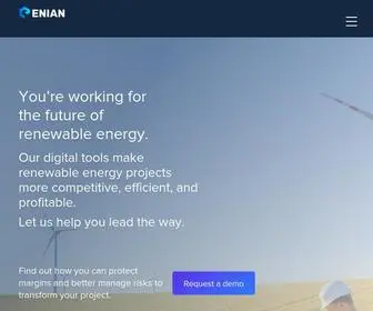 Enian.co(Powerful project management software for renewables) Screenshot