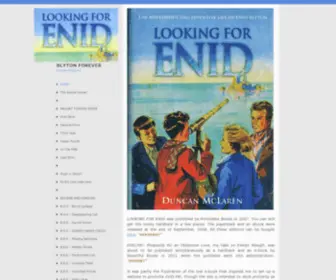 Enidblyton.me.uk(Introduction to Enid Blyton) Screenshot