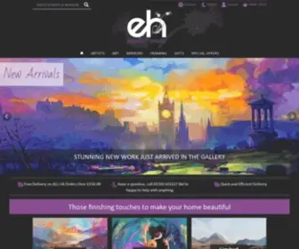 Enidhuttgallery.com(Art Gallery Scotland) Screenshot