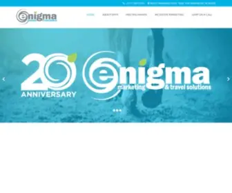 Enigma-Marketing.com(Enigma Marketing & Travel Solutions) Screenshot