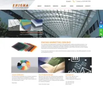 Enigma.com.my(Enigma Marketing Sdn Bhd) Screenshot