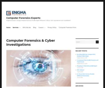 Enigmaforensics.com(Enigmaforensics) Screenshot