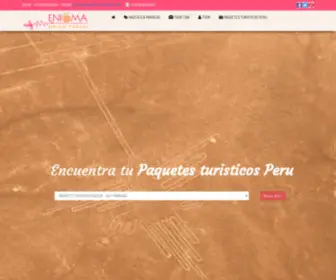 Enigmanascatravel.com(Paquetes turisticos Peru) Screenshot