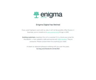 Enigmaweb.com.au(Enigma Digital has Retired) Screenshot