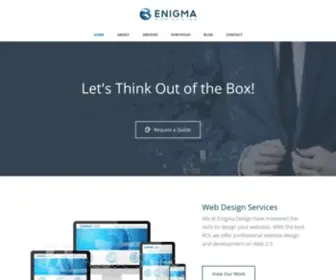 Enigmawebdesigns.com(Graphic & Web Design) Screenshot