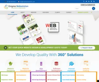 Enigmawebsolution.com(Enigmawebsolution) Screenshot