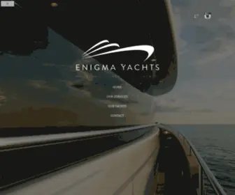 Enigmayachts.com(Mediterranean based superyacht searchers) Screenshot