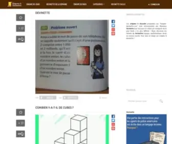 Enigme-Devinette.com(Les dernières énigmes et devinettes à résoudre par type) Screenshot