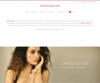 Enikokallay.com(Canadian Jewellery Designer with a European Flare) Screenshot