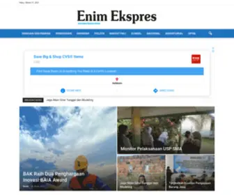 Enimekspres.co.id(Berita Terbaru Terkini dan Terpopuler Hari Ini) Screenshot