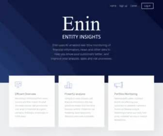 Enin.co(Entity Insights) Screenshot