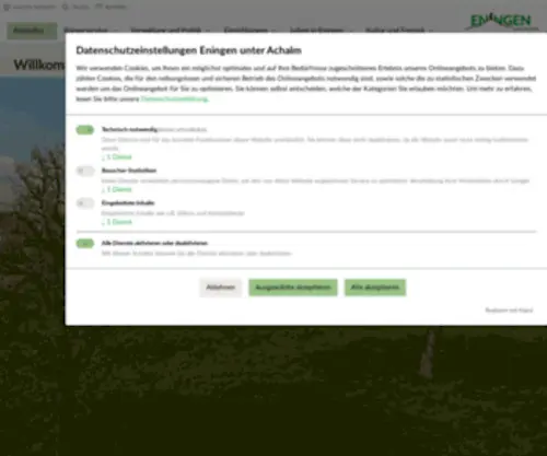 Eningen.de(Gemeinde Eningen unter Achalm) Screenshot