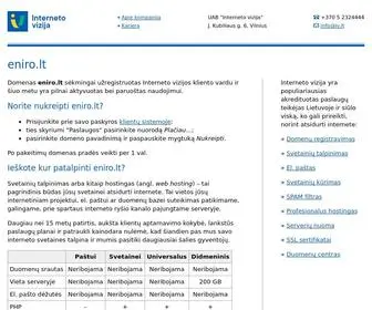 Eniro.lt(Užregistruotas domenas) Screenshot
