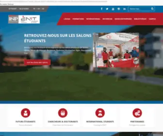 Enit.fr(Ecole Nationale d'Ingénieurs de Tarbes) Screenshot