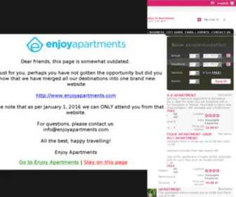 Enjoy-Barcelona.com(Barcelona apartments for rent) Screenshot