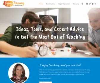 Enjoy-Teaching.com(Enjoy Teaching with Brenda Kovich) Screenshot