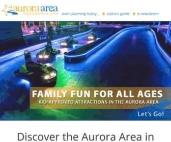 Enjoyaurora.com(Travel & Visitors Information for the Aurora Area of Illinois) Screenshot