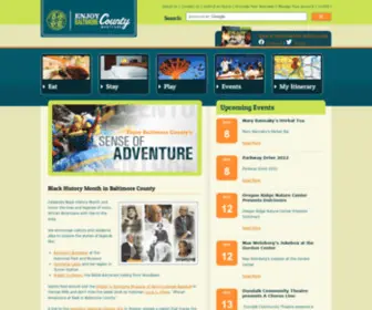 Enjoybaltimorecounty.com(Baltimore County Tourism) Screenshot