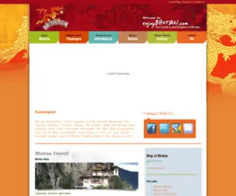 Enjoybhutan.com(Enjoy Bhutan Travel) Screenshot