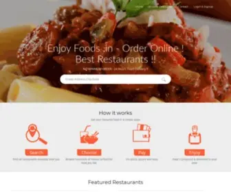 Enjoyfoods.in(Food Delivery Service in Bangalore) Screenshot