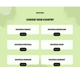 Enjoygas.com(Choose country) Screenshot