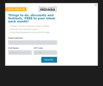 Enjoyindiana.com(Visit Indiana) Screenshot