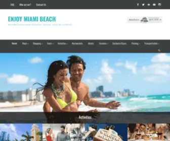 Enjoymiamibeach.com(ENJOY MIAMI BEACH) Screenshot