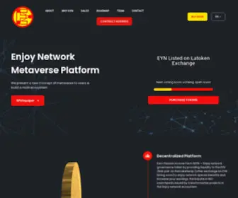 Enjoynetwork.org(Metaverse) Screenshot